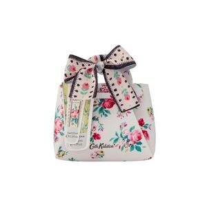 Cath Kidston White Floral Cosmetic Bag with Pink and Green
